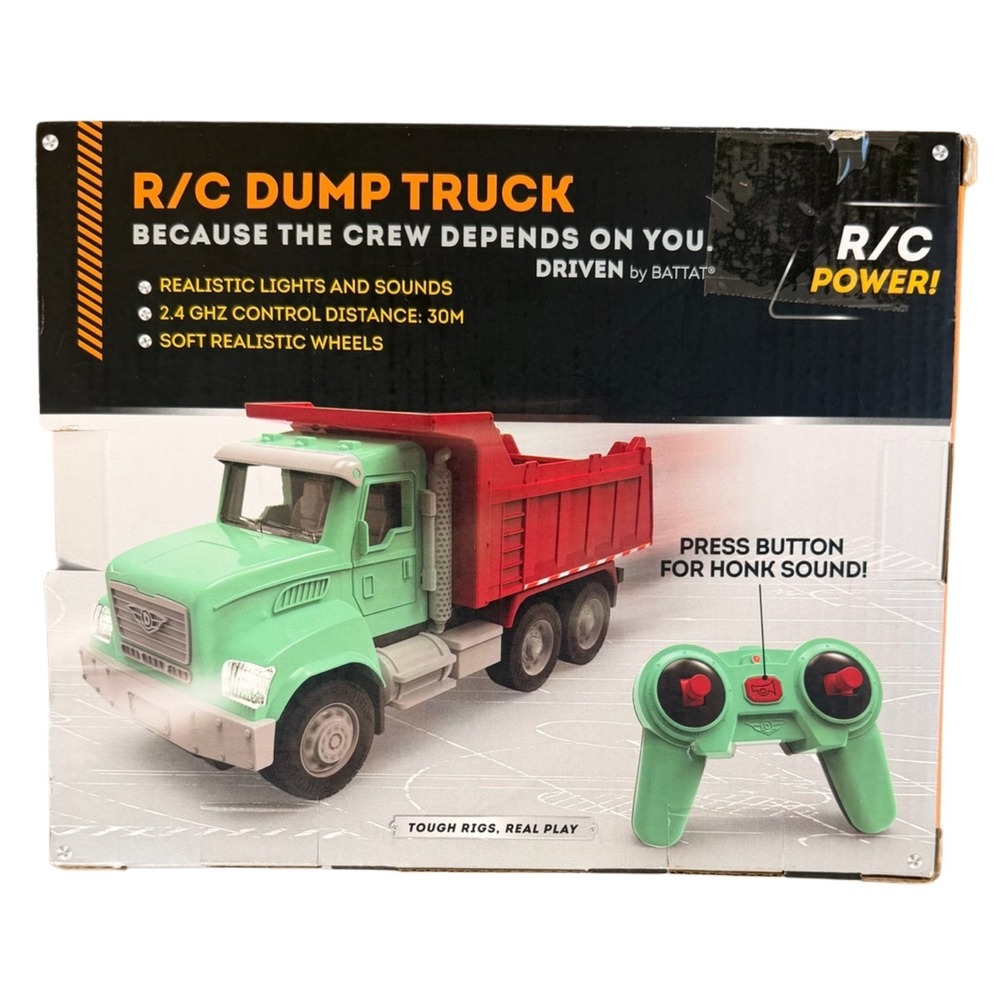 Driven by Battat Micro Series Remote Control Dump Truck with Lights & Sounds - Picture 11 of 16
